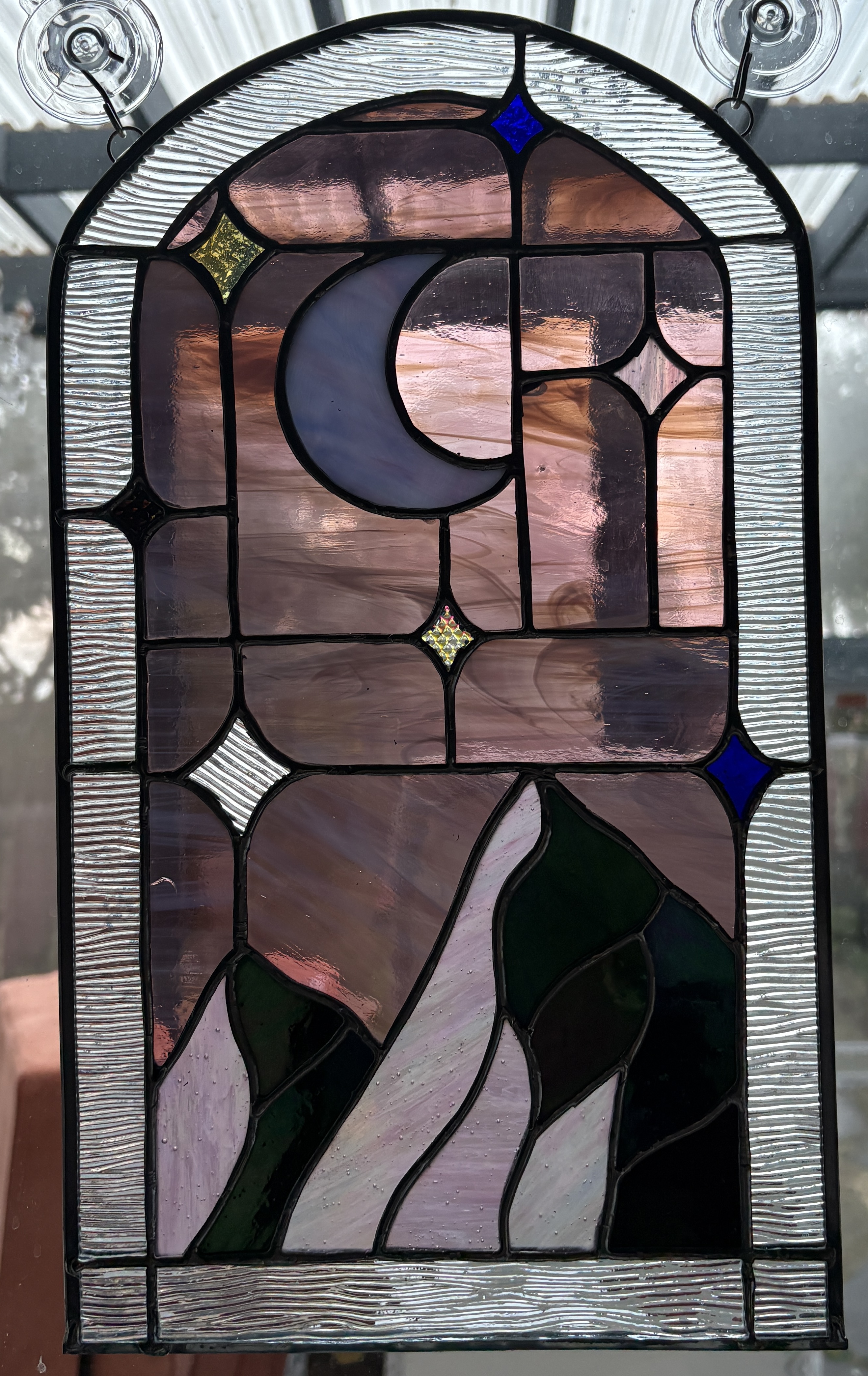 Stained glass artwork