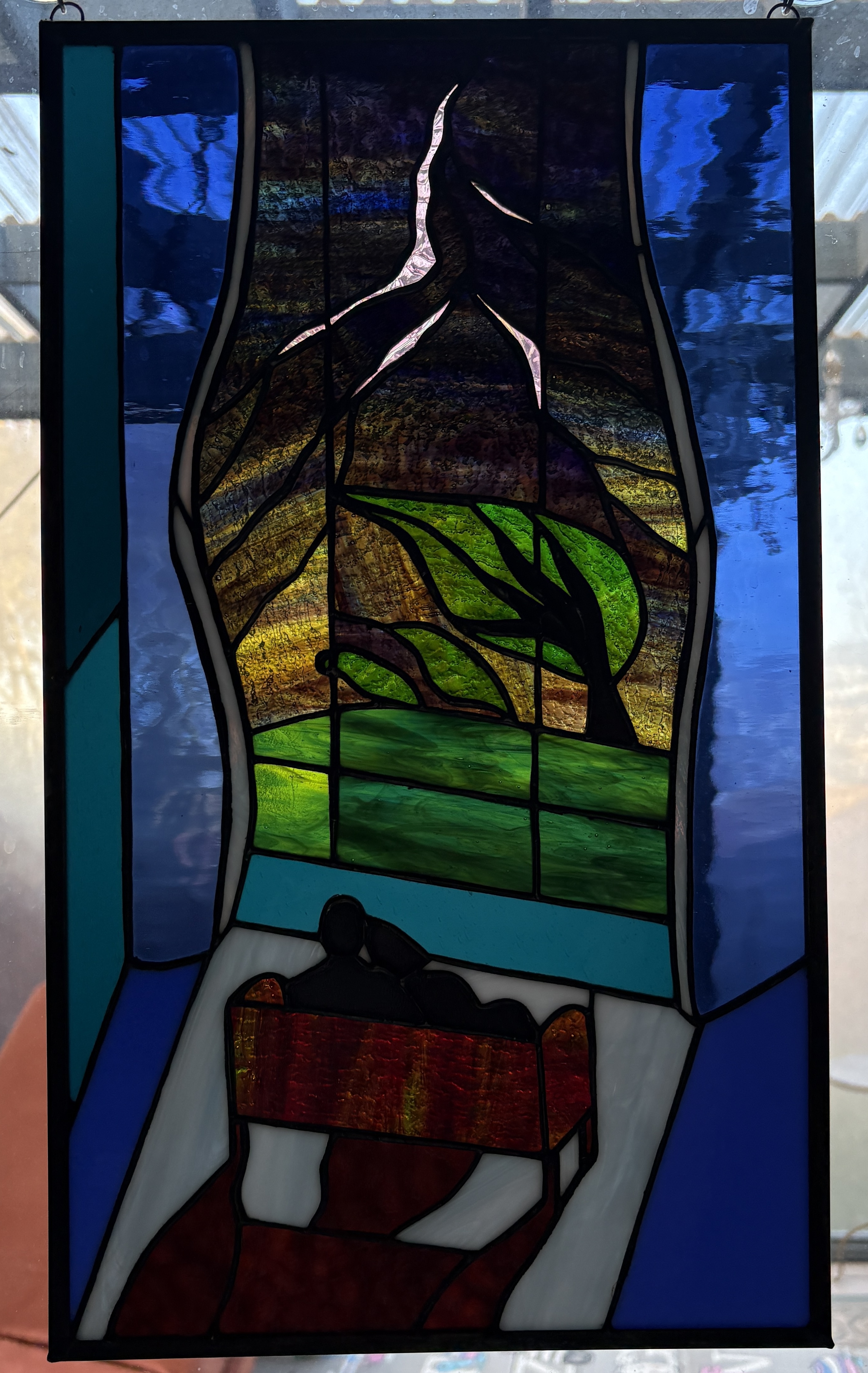 Stained glass artwork