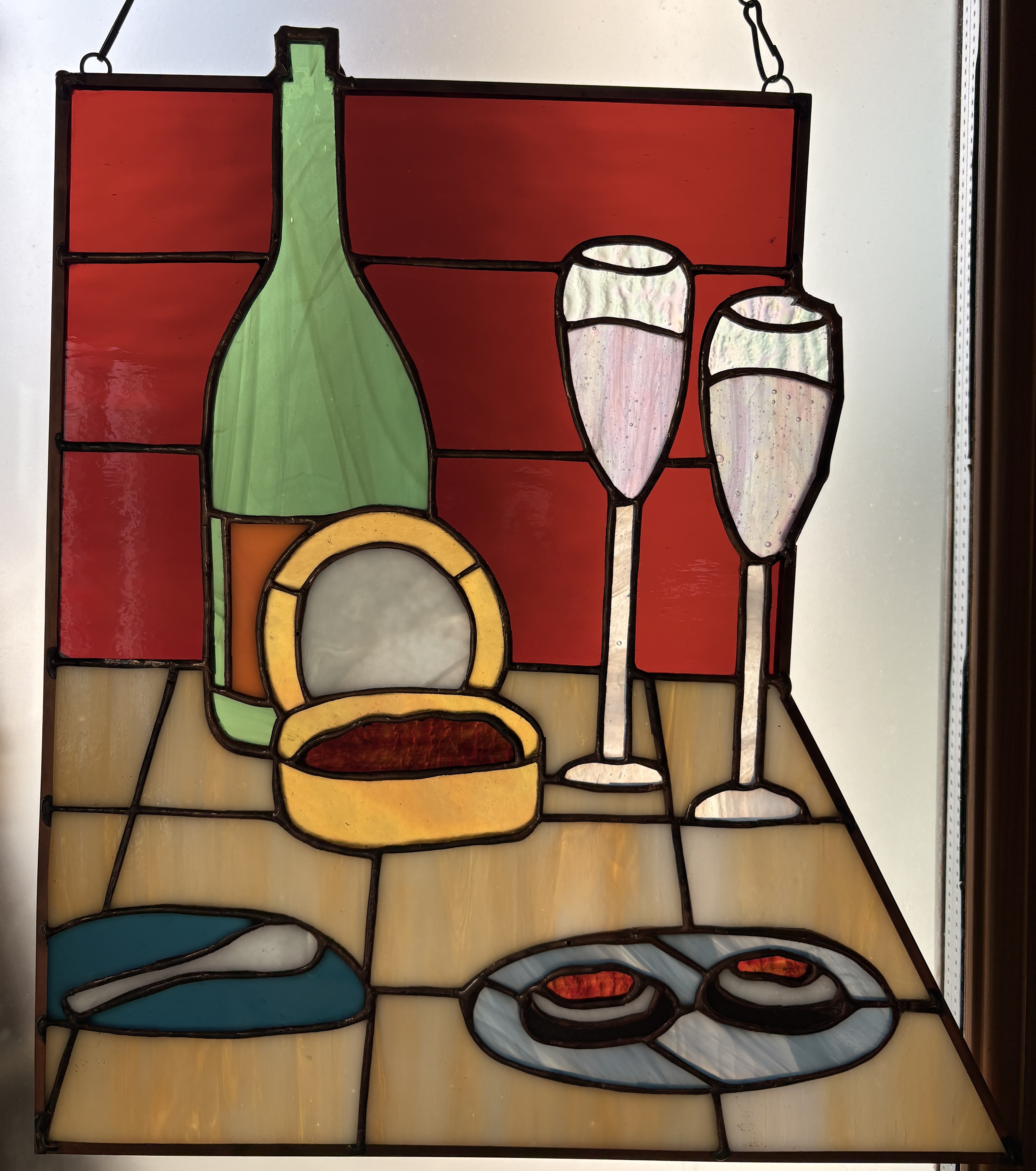 Stained glass artwork