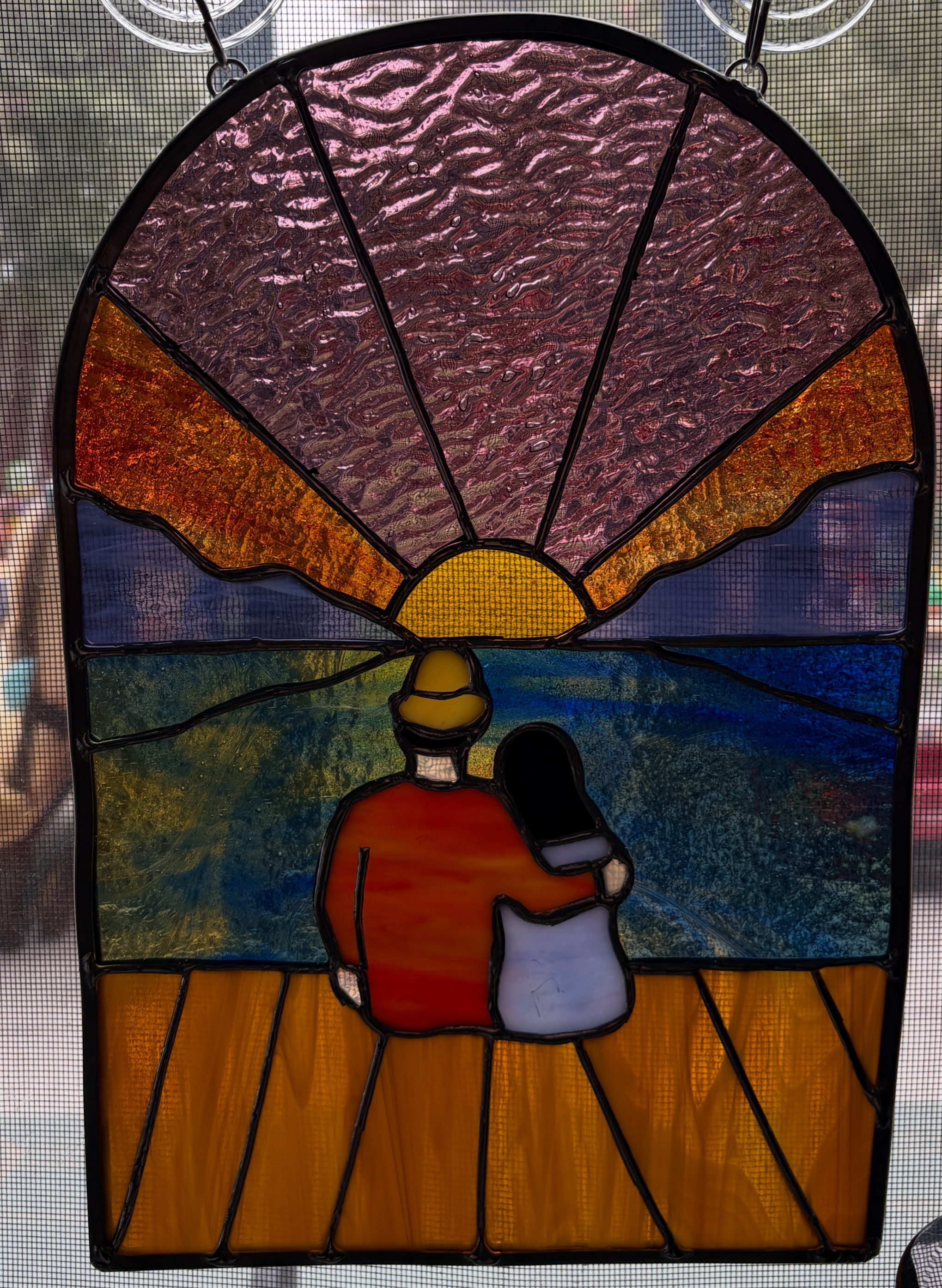 Stained glass artwork