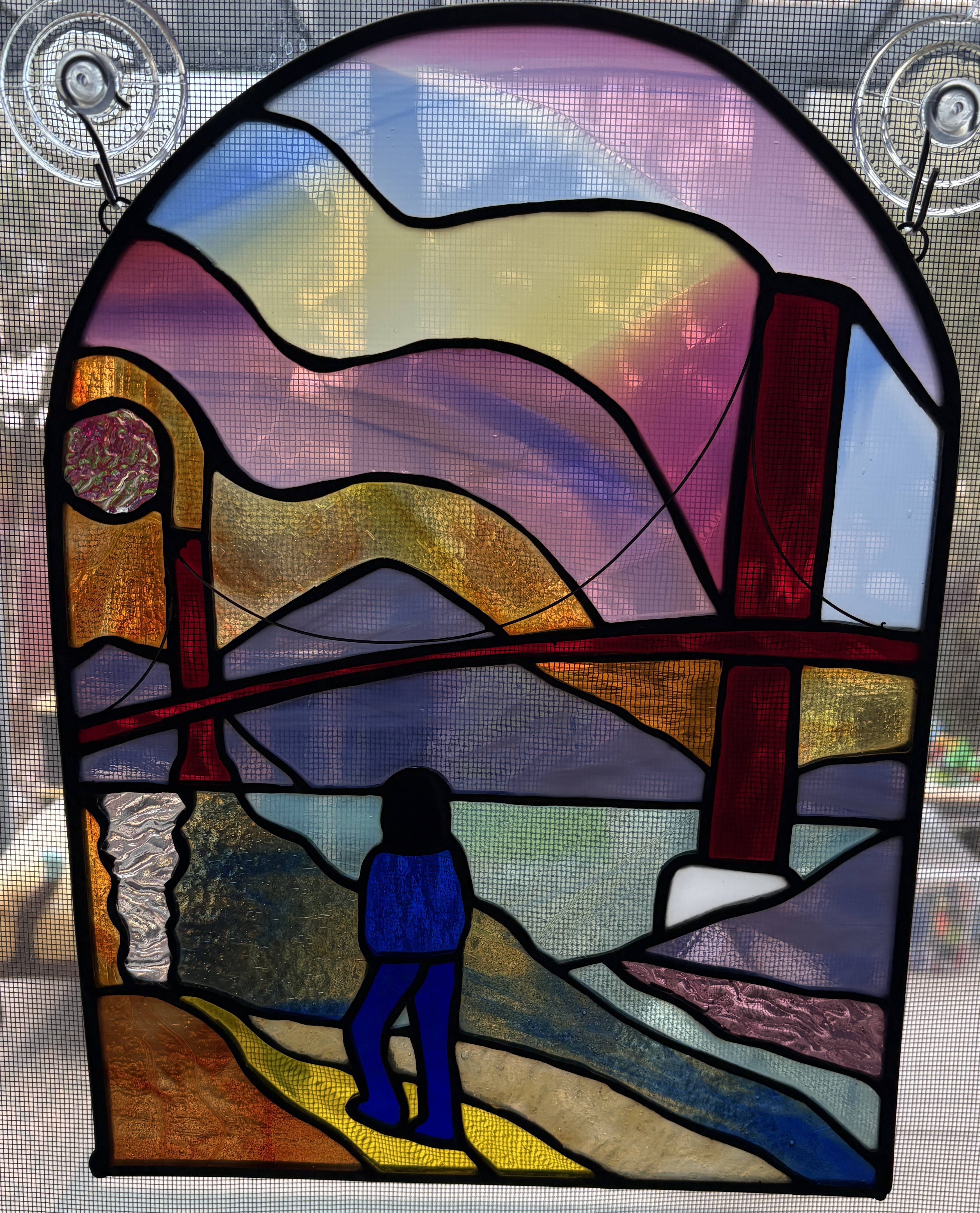 Stained glass artwork