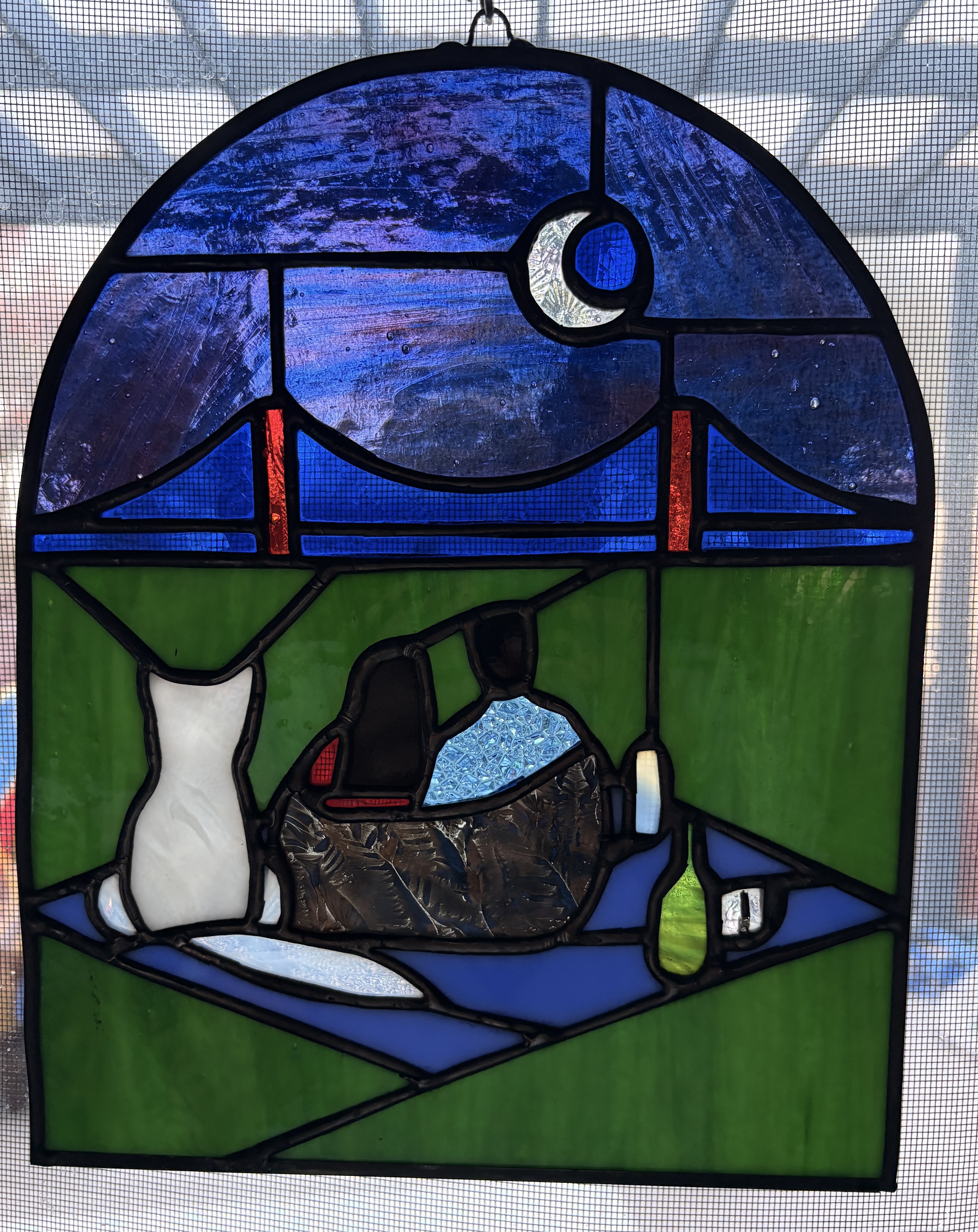 Stained glass artwork